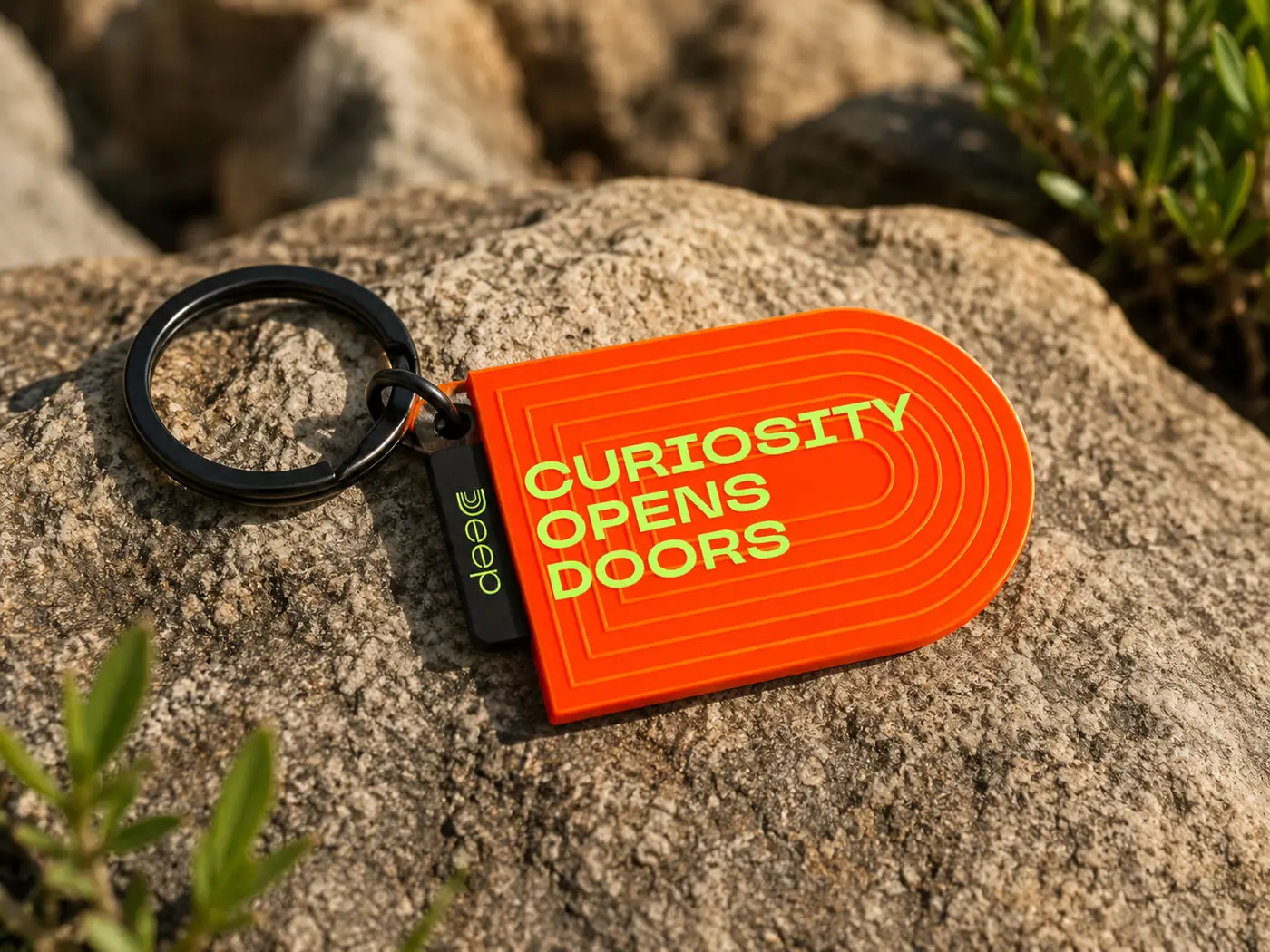 Deep keyring on a rock