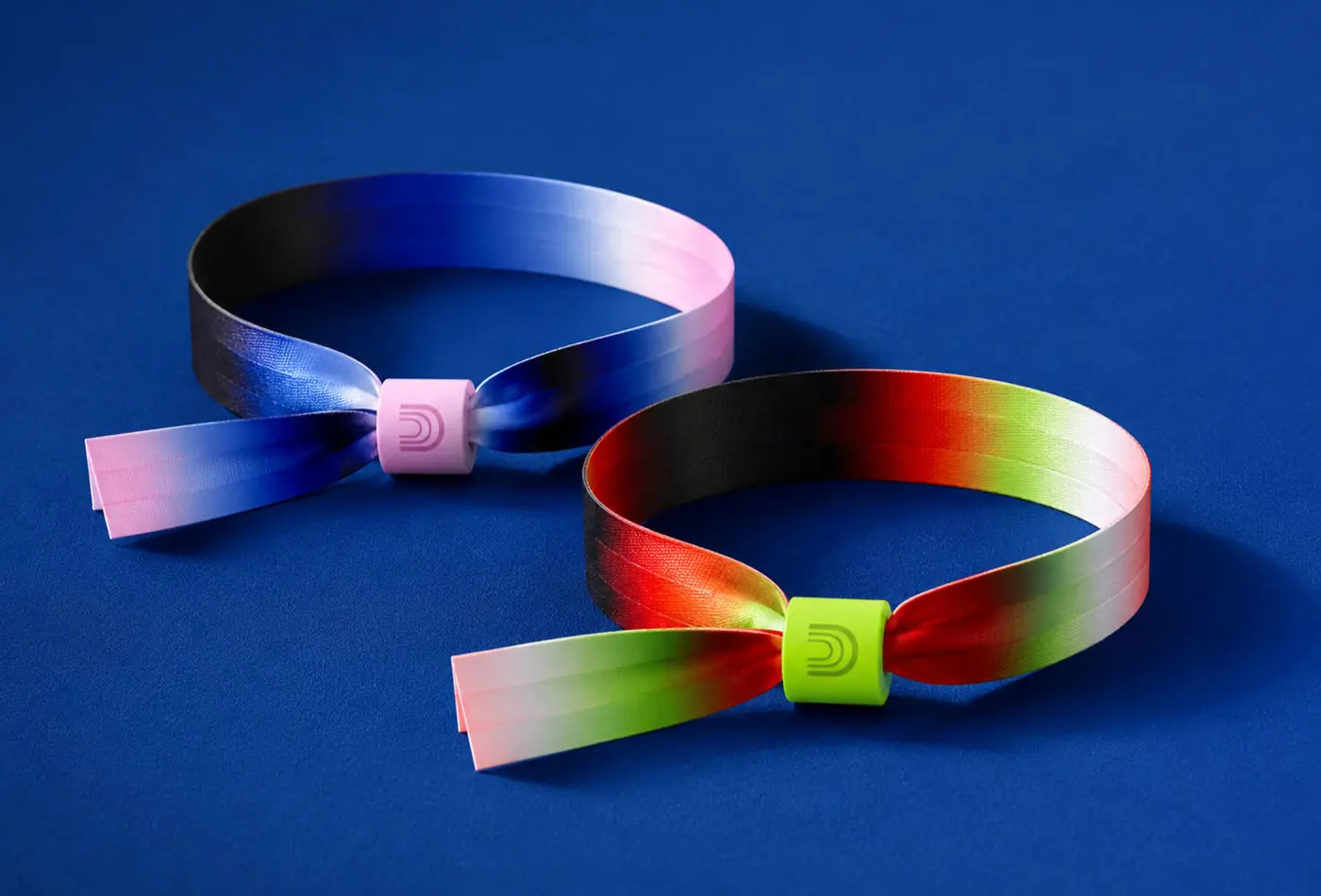 Deep gradient wristbands