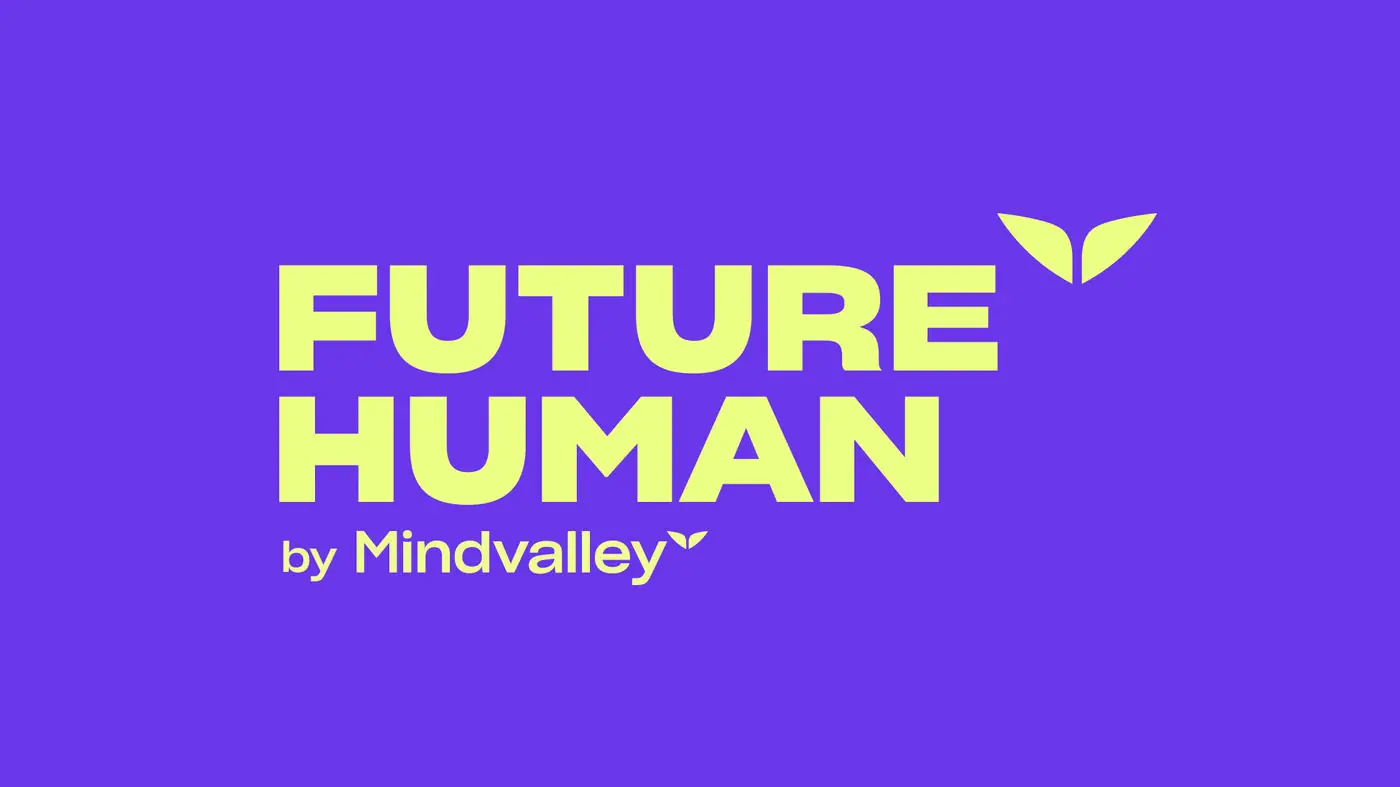 Future Human logo on violet
