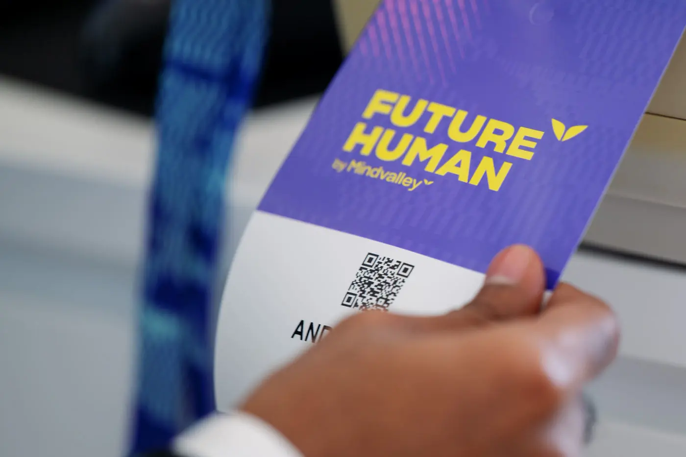 Future Human lanyard pass
