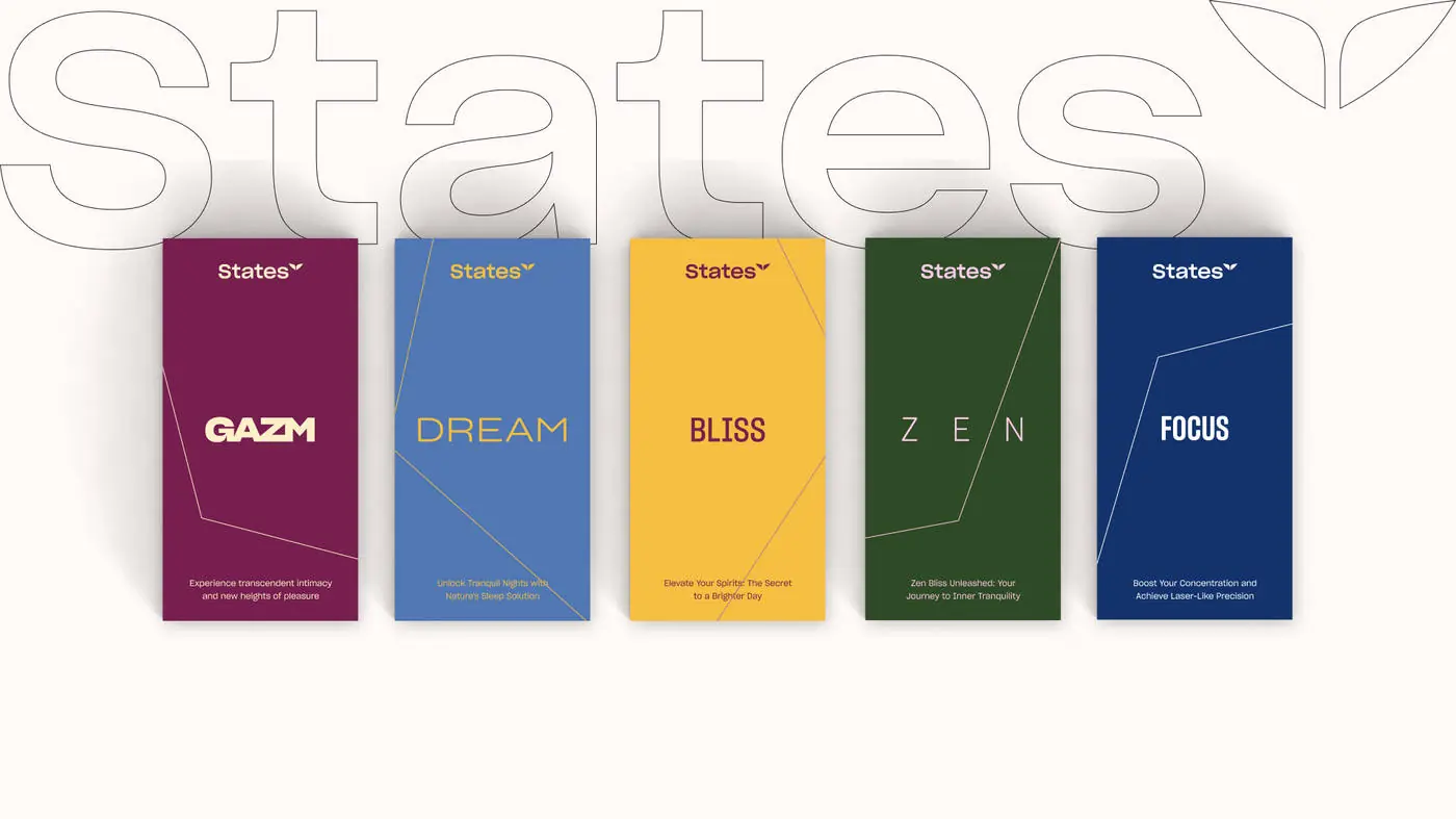 The five States boxes in a row