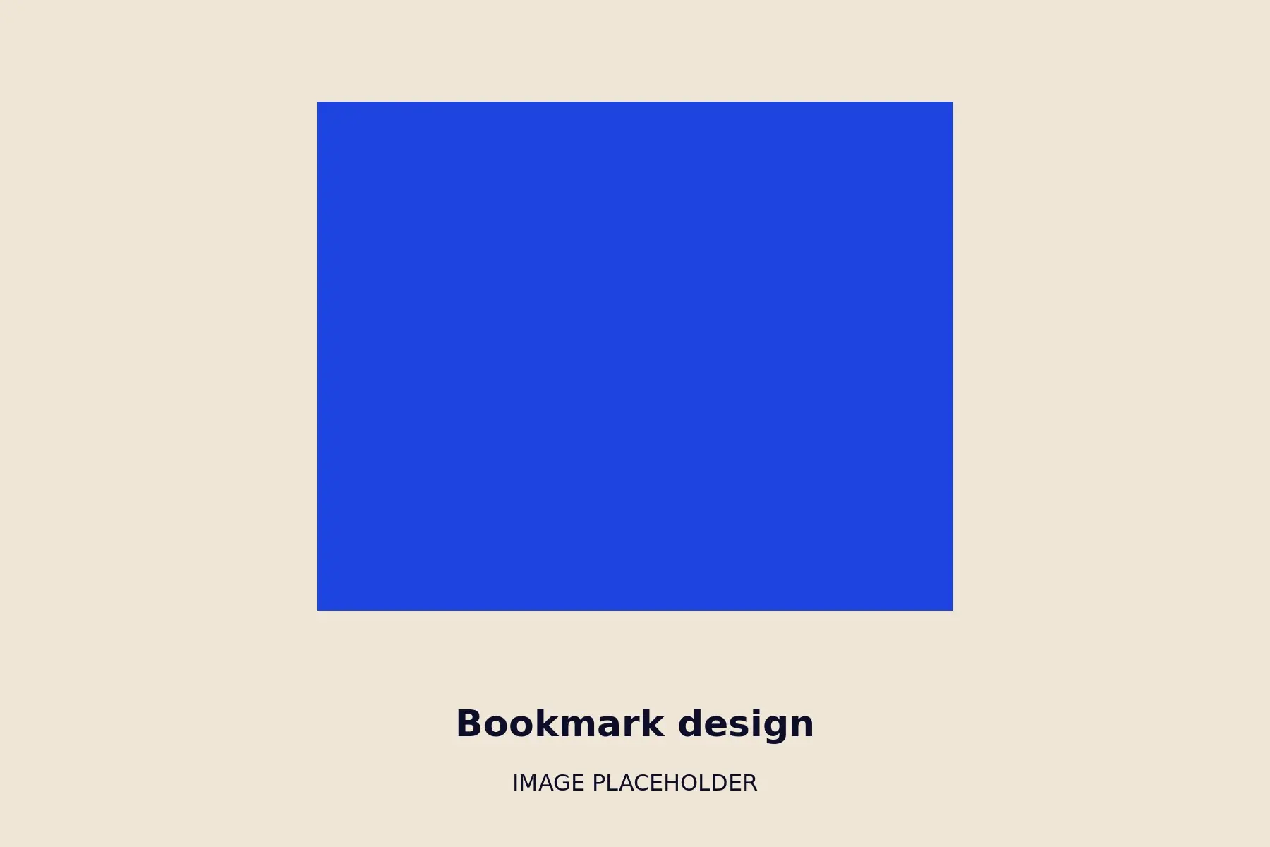 Bookmark design