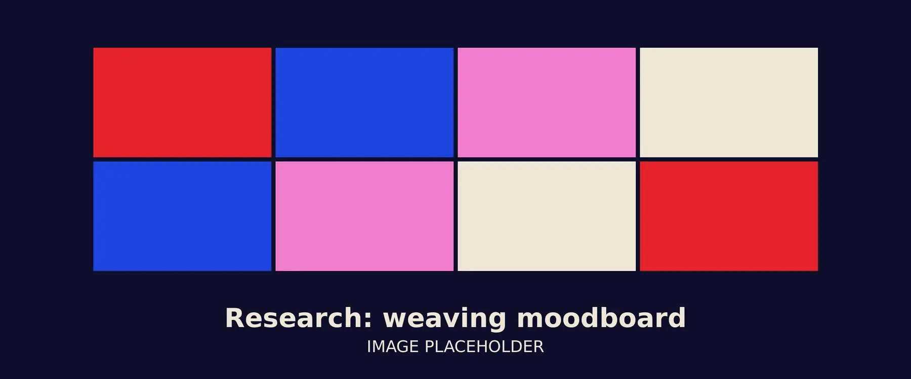 Research: weaving moodboard